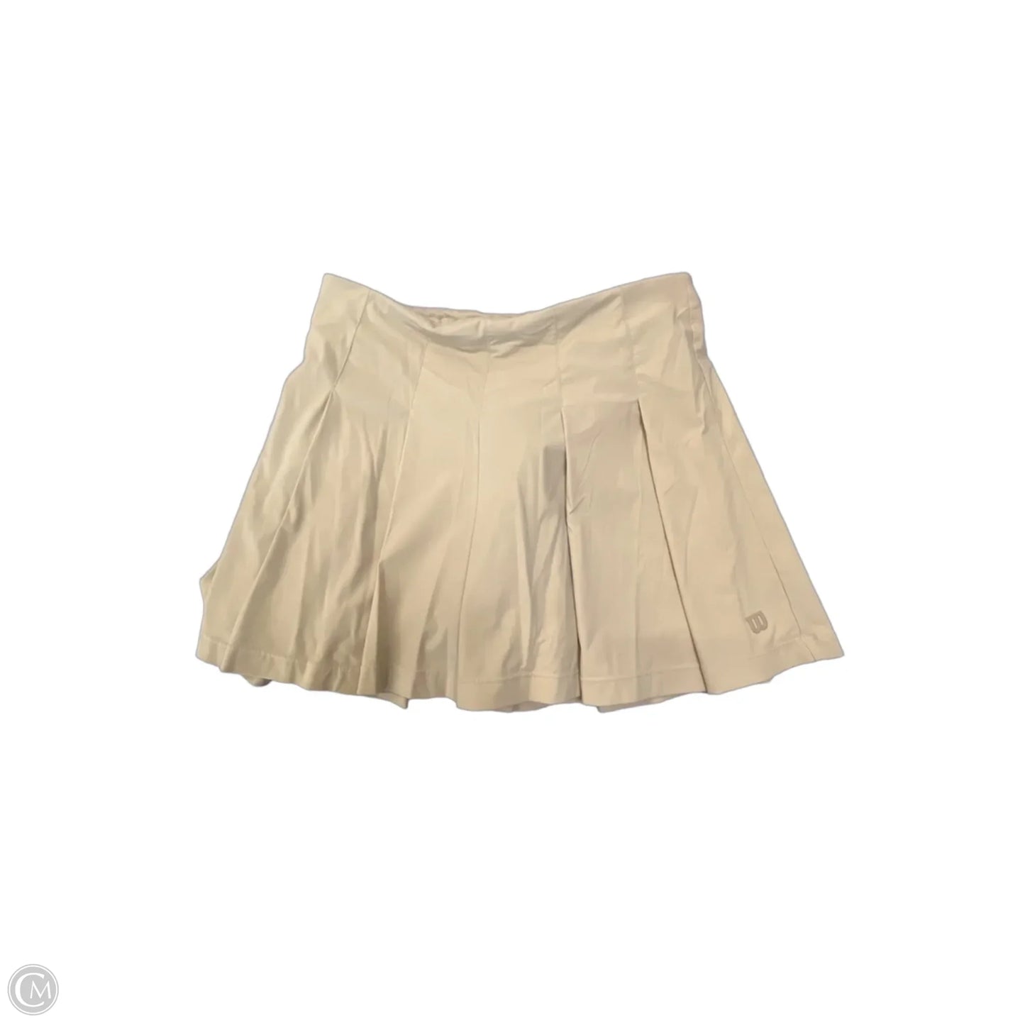 Athletic Skort By Cmc In Tan, Size: M