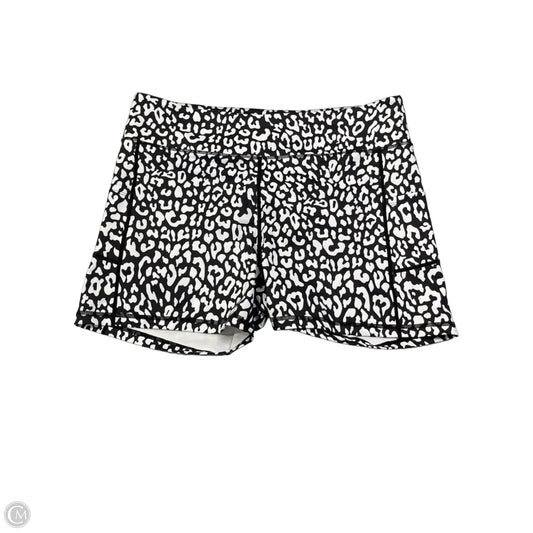 Athletic Shorts By Zyia In Leopard Print, Size: 1x