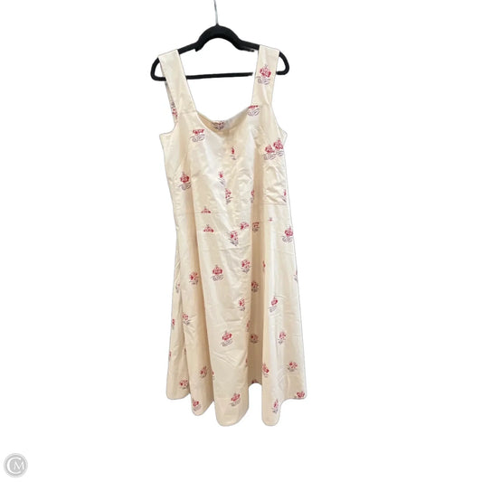 Dress Casual Maxi By Banana Republic In Tan, Size: L