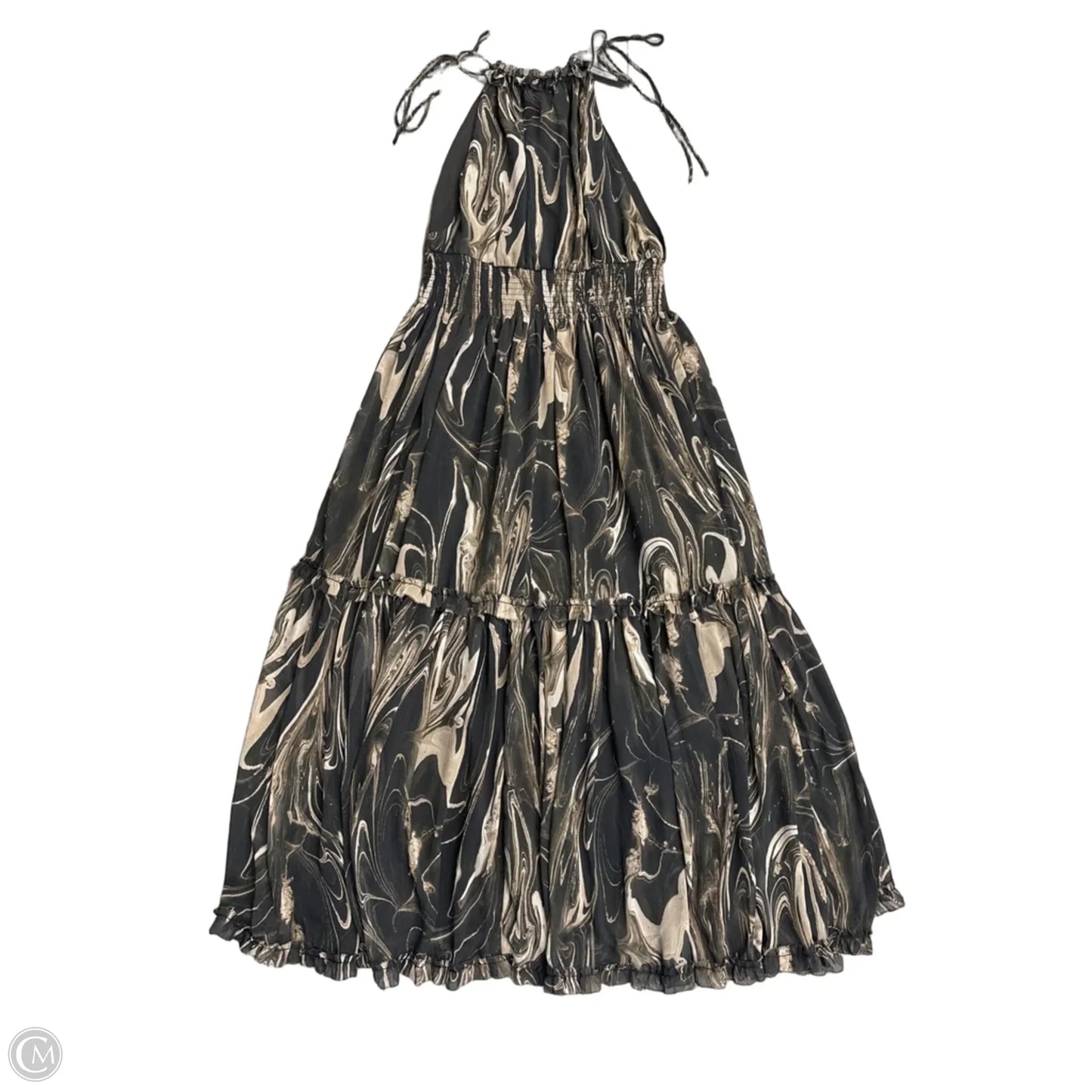 Dress Casual Maxi By Banana Republic In Brown, Size: L