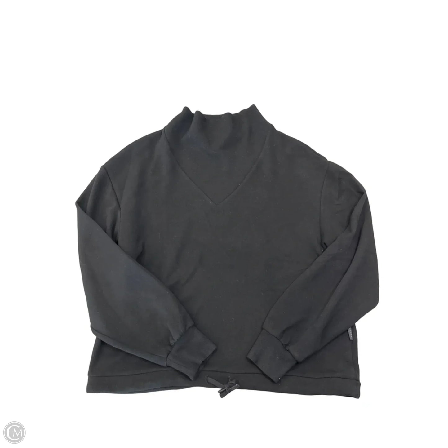 Athletic Top Long Sleeve Crewneck By Varley In Black, Size: S