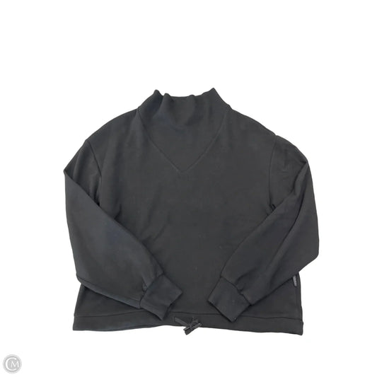 Athletic Top Long Sleeve Crewneck By Varley In Black, Size: S