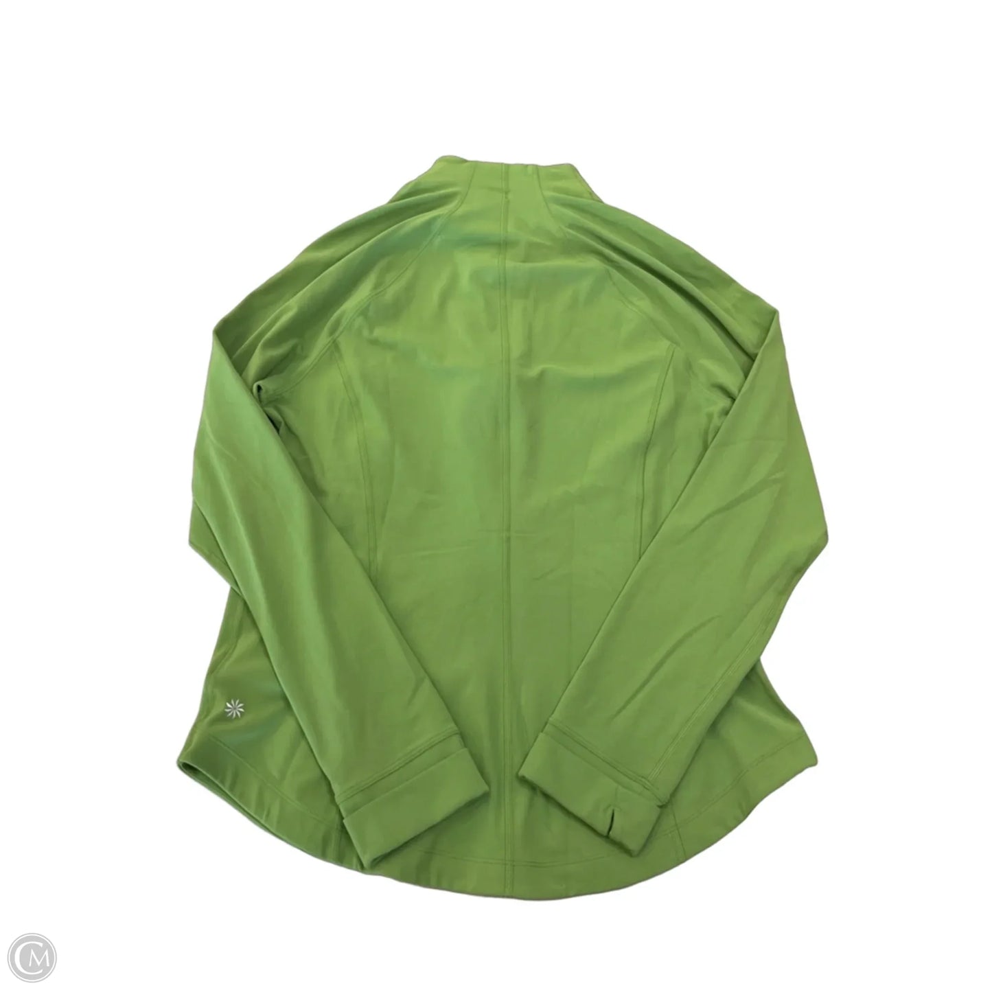 Athletic Jacket By Athleta In Green, Size: L