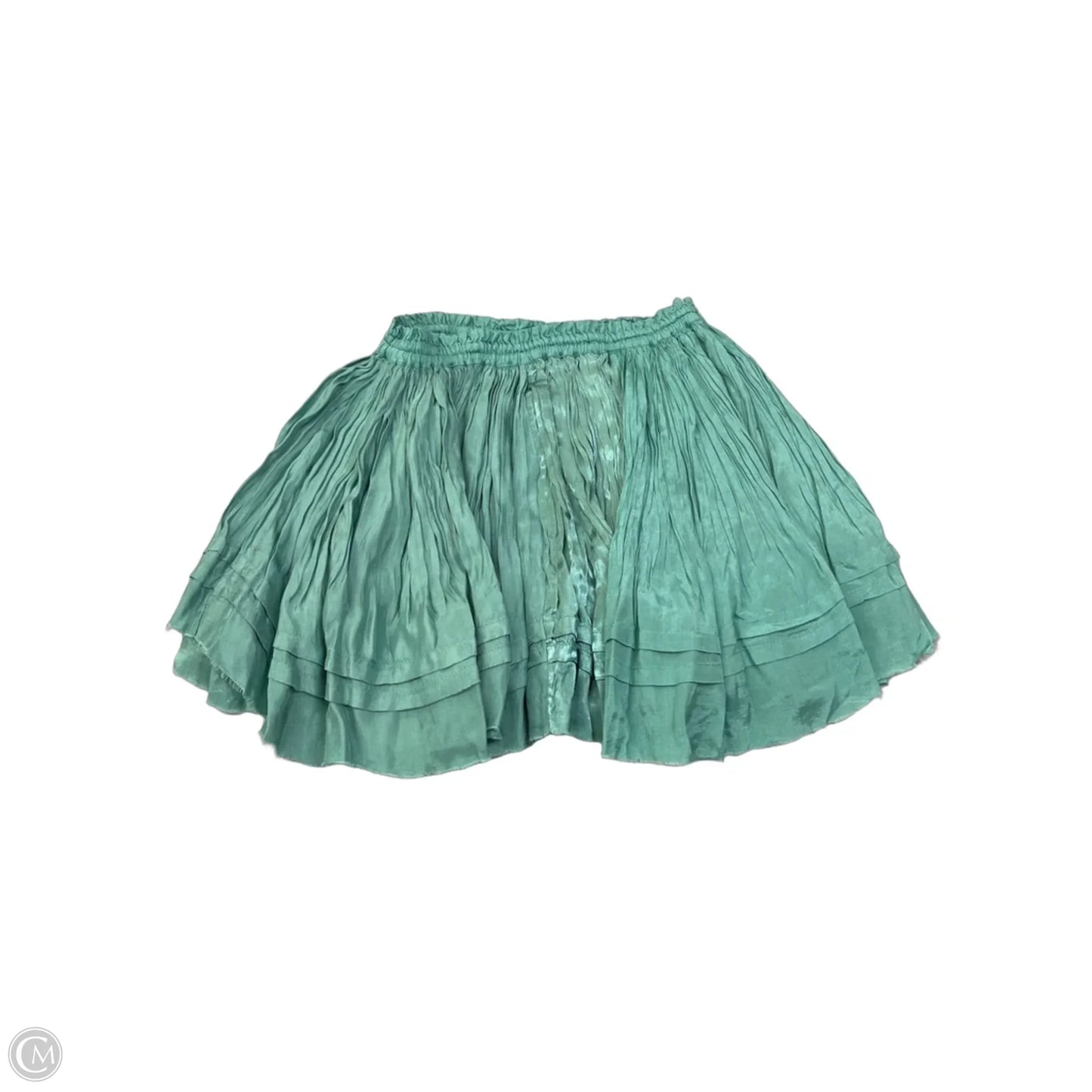 Skirt Mini & Short By Free People In Teal, Size: Xs