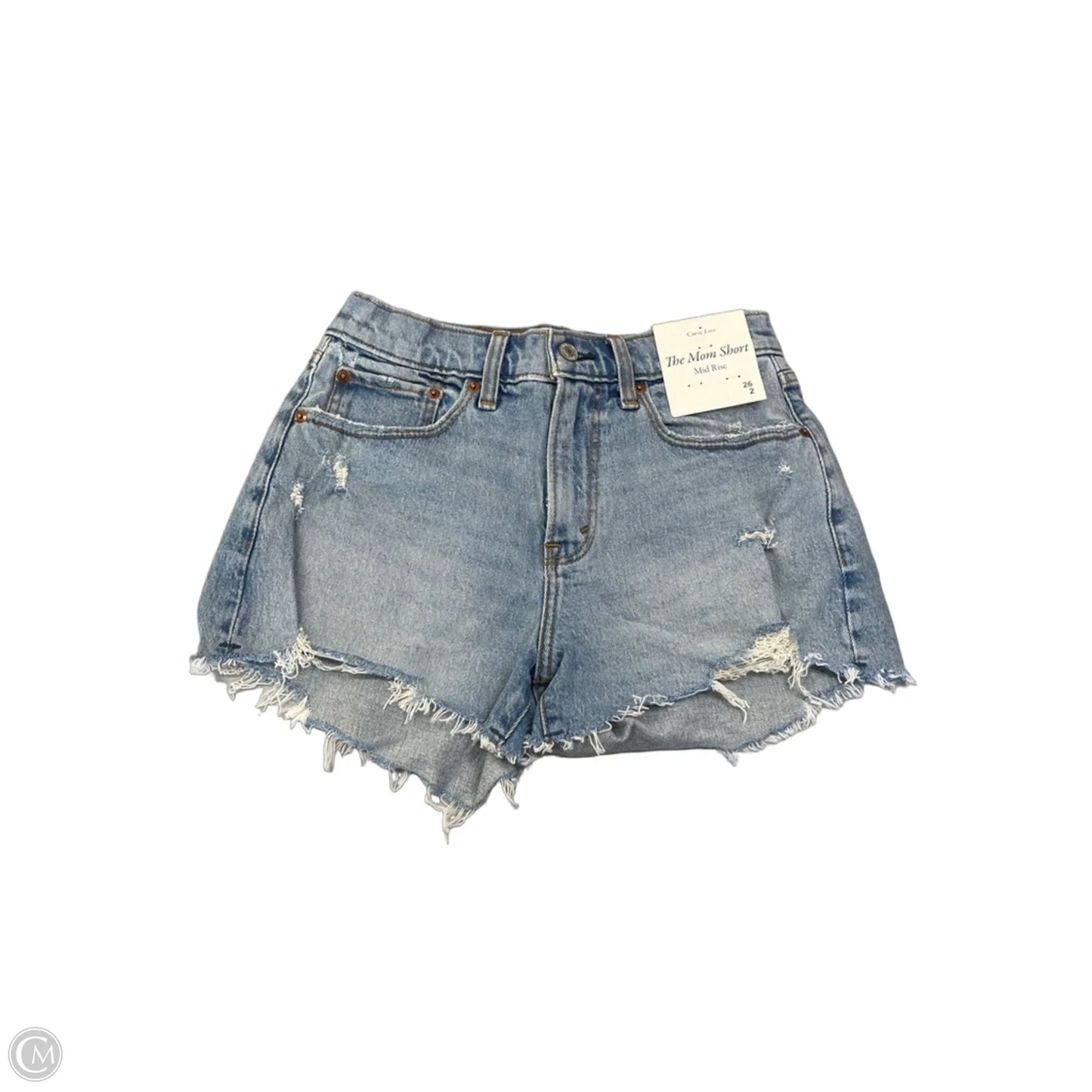 Shorts By Abercrombie And Fitch In Blue Denim, Size: Xs