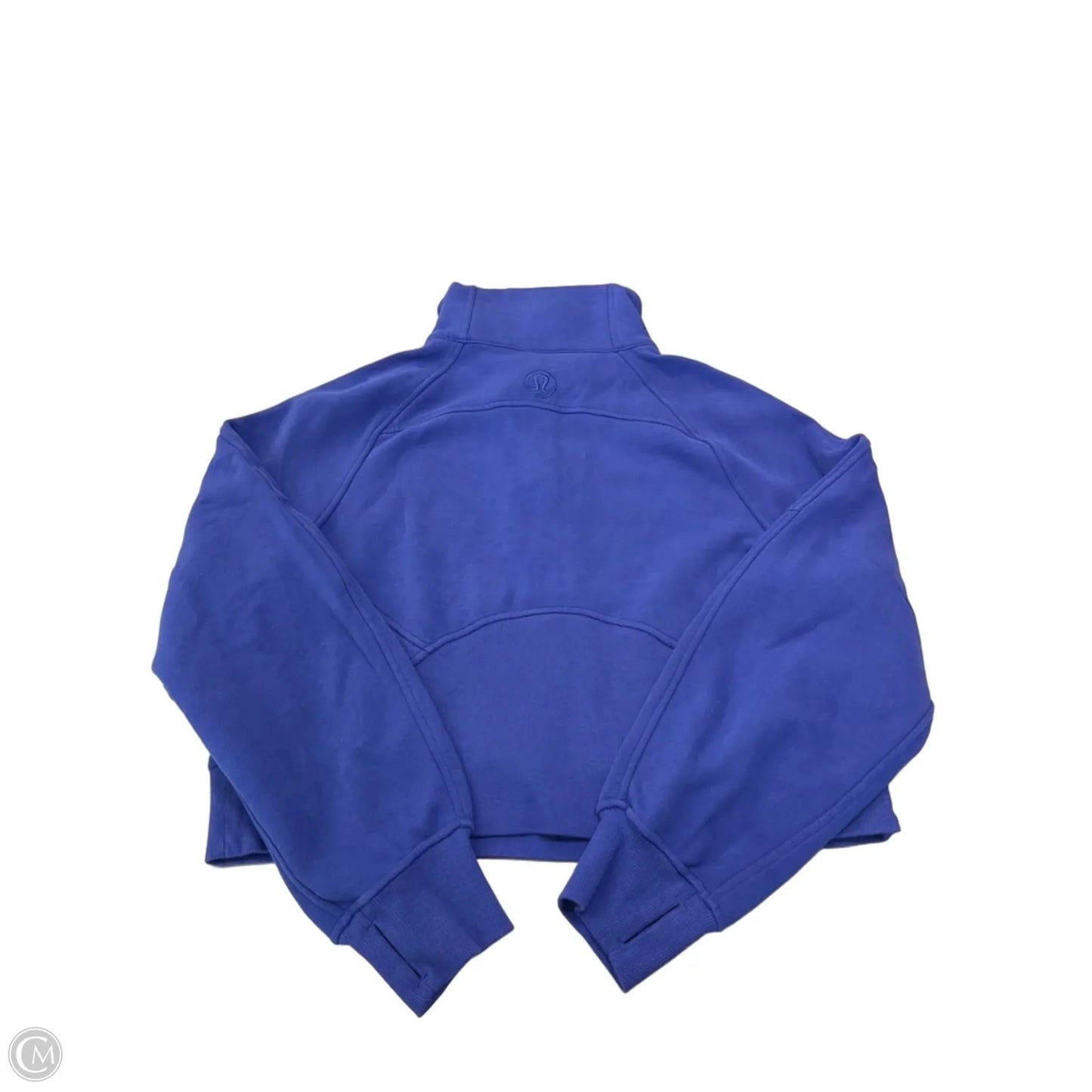 Athletic Sweatshirt Collar By Lululemon In Blue, Size: Xs