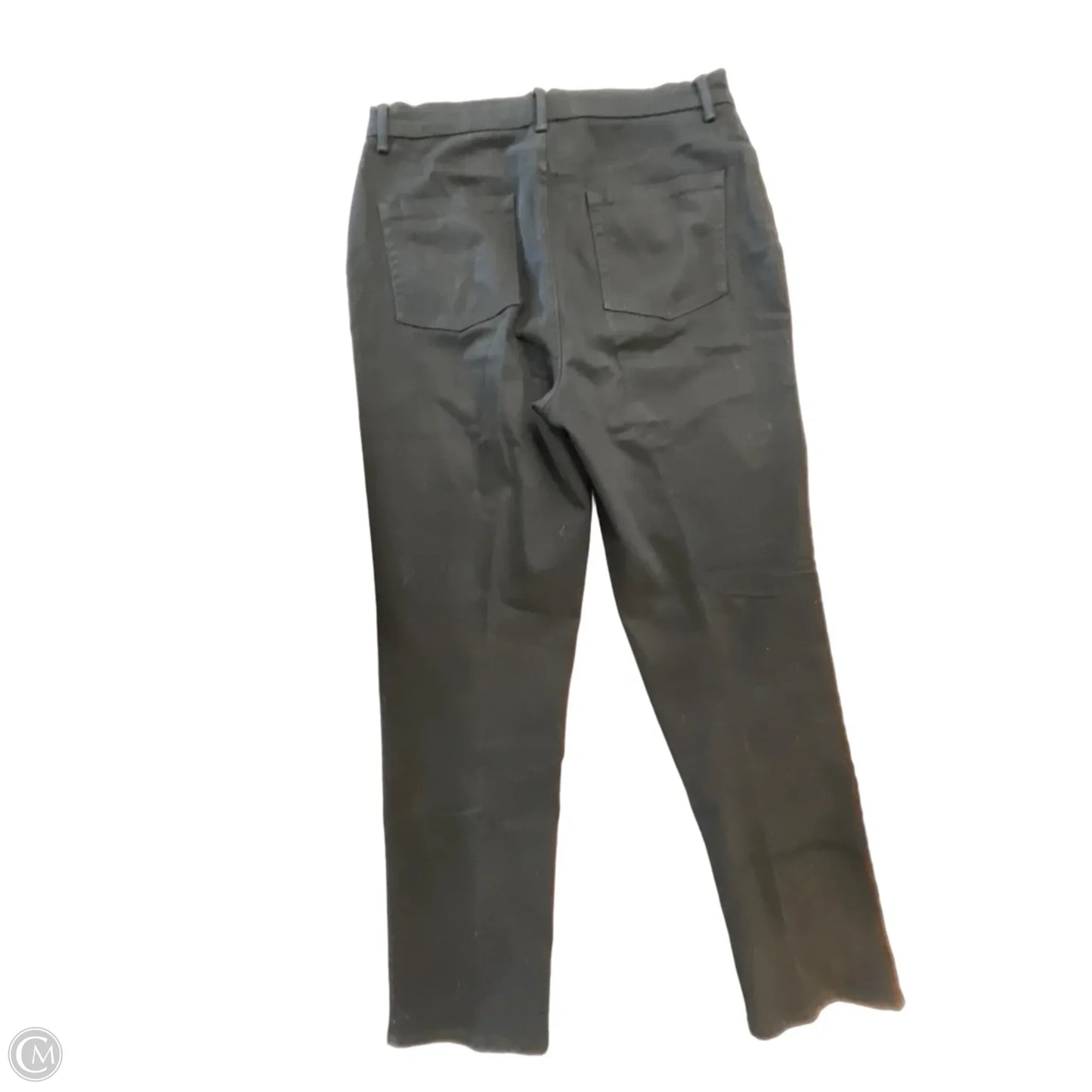 Jeans Straight By Gloria Vanderbilt In Black Denim, Size: 14