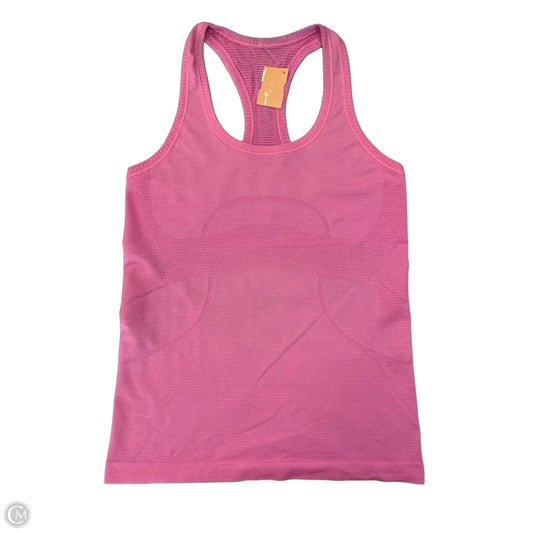 Athletic Tank Top By Lululemon In Pink, Size: S