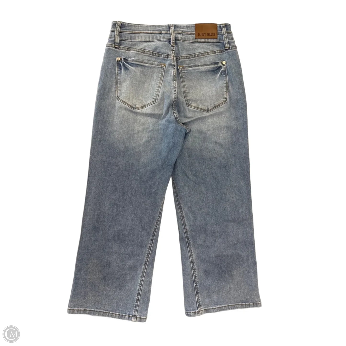 Jeans Cropped By Judy Blue In Blue Denim, Size: 6