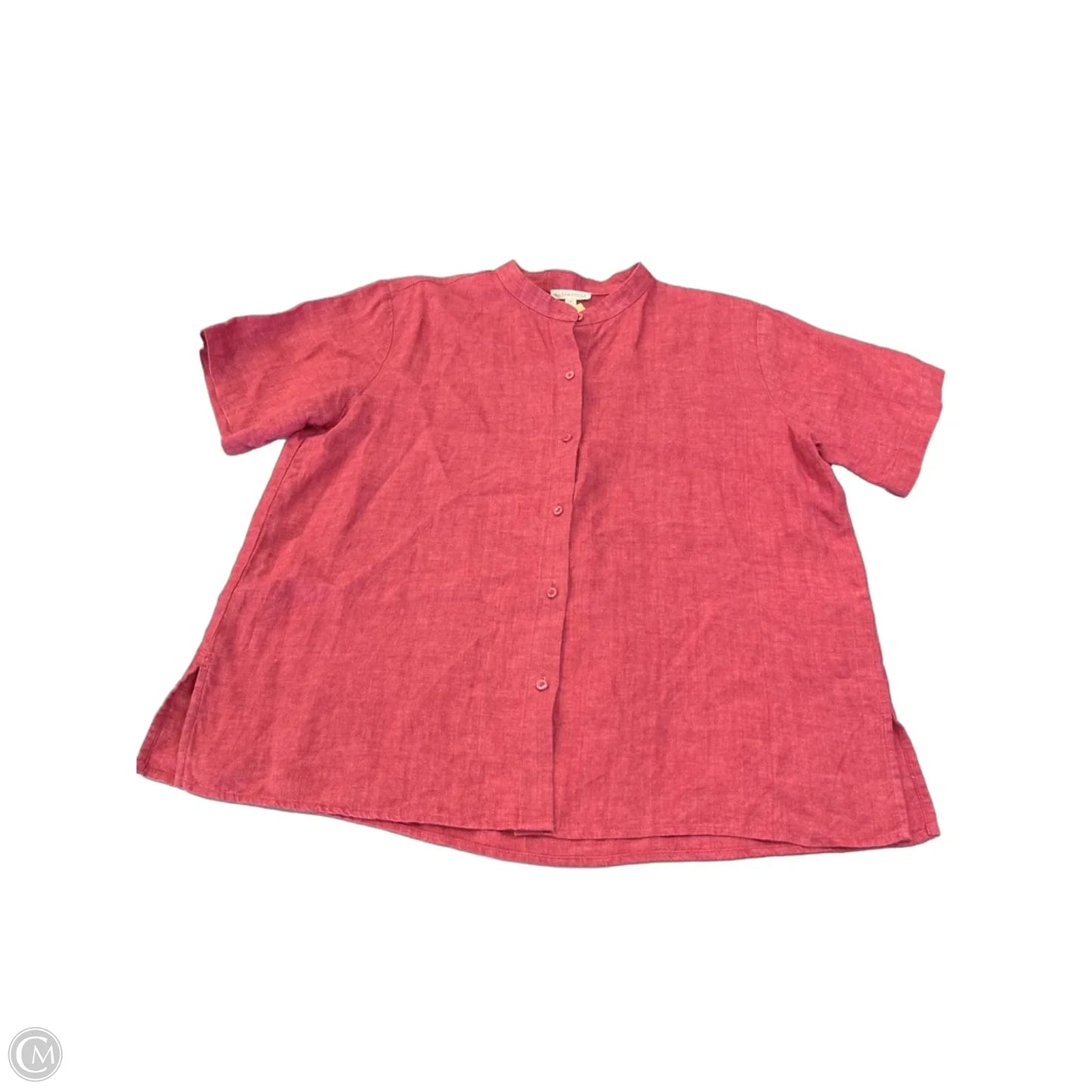 Top Short Sleeve By Eileen Fisher In Red, Size: M