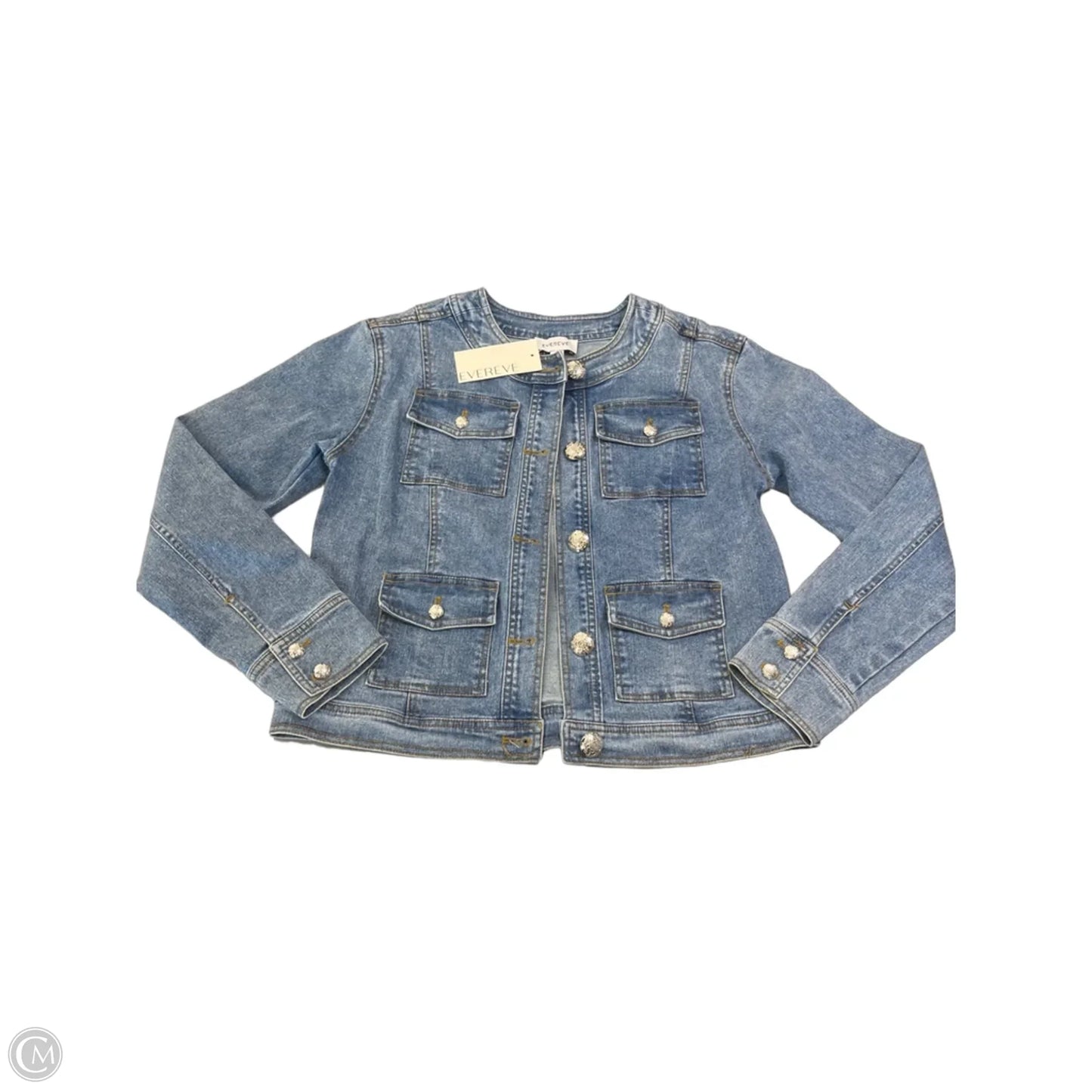 Jacket Denim By Evereve In Blue Denim, Size: Xs