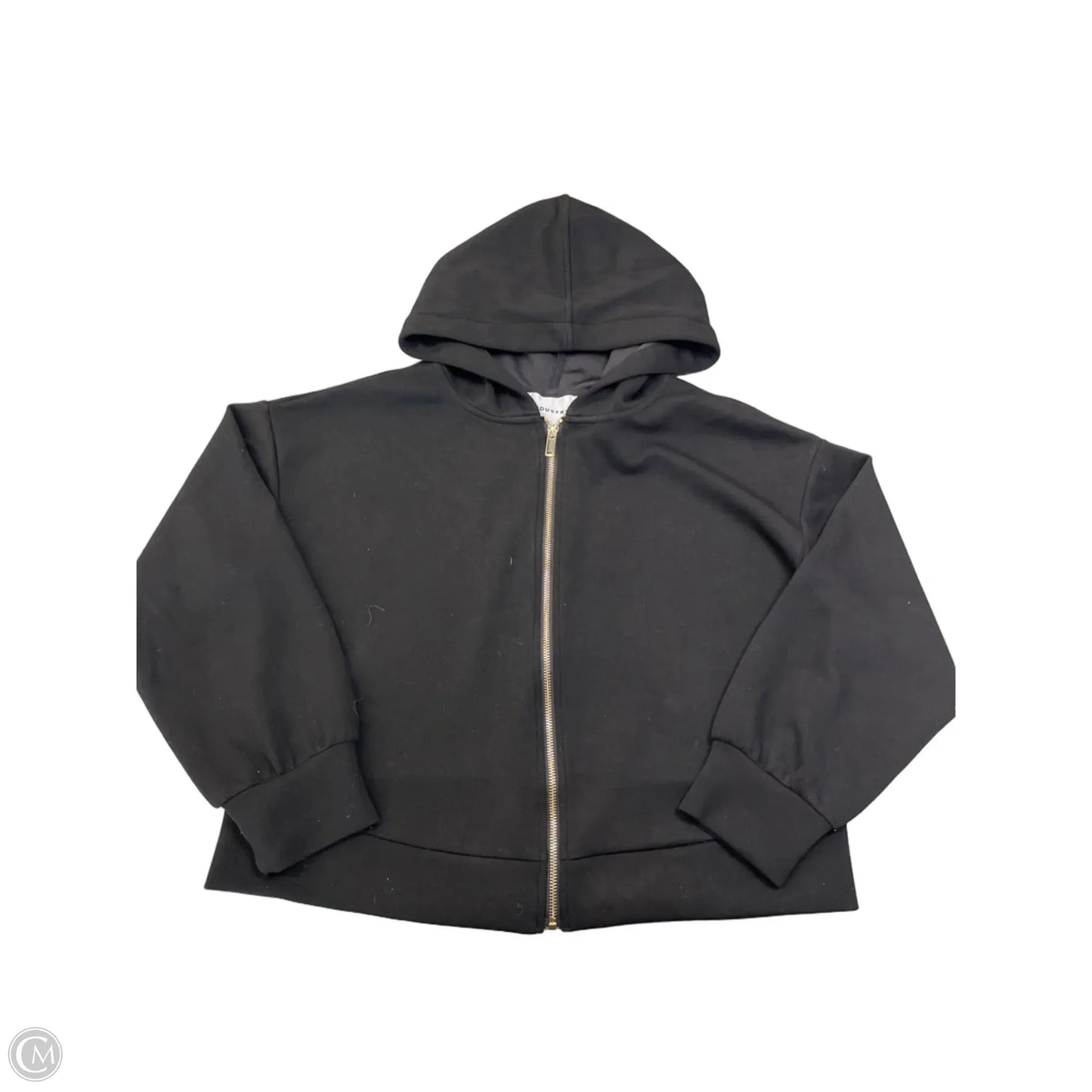 Sweatshirt Hoodie By Industry In Black & Gold, Size: L