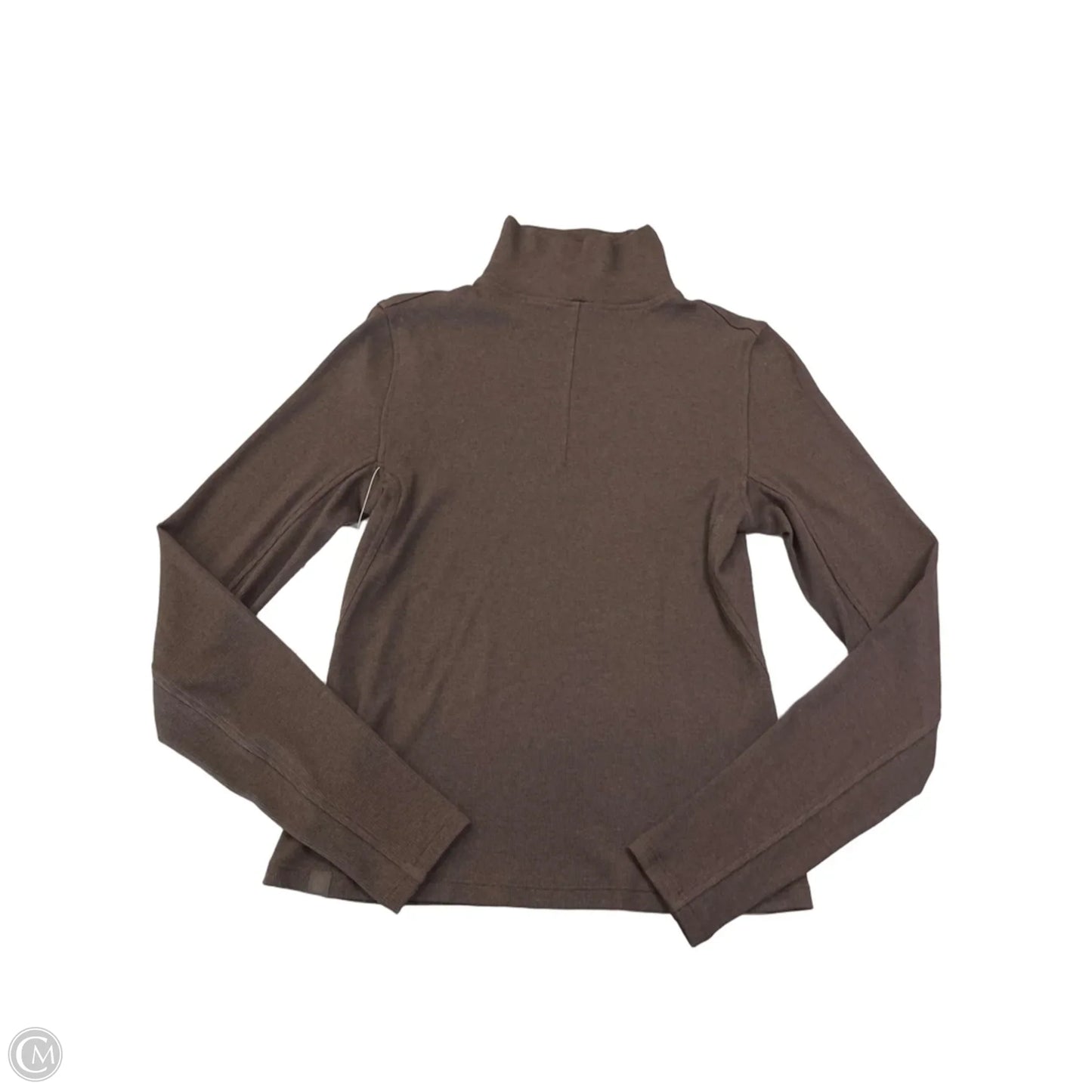 Top Long Sleeve By Lululemon In Brown, Size: S