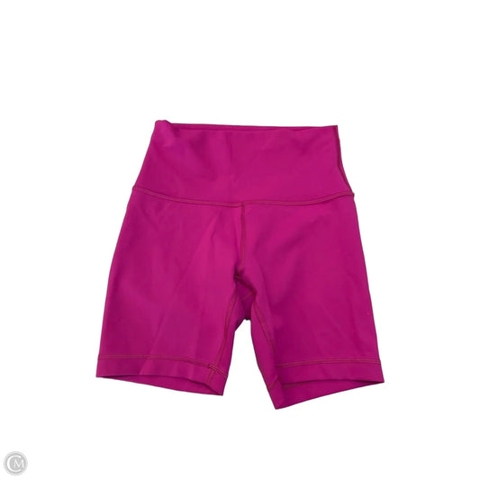 Athletic Shorts By Lululemon In Pink, Size: S