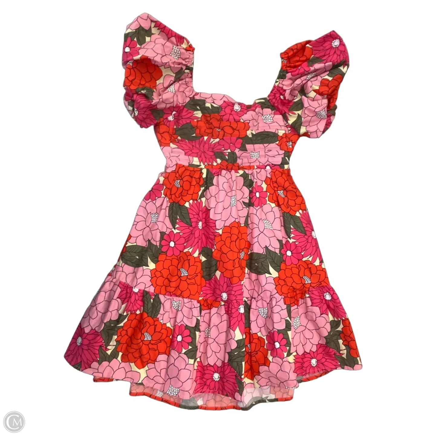 Dress Casual Short By Listicle In Floral Print, Size: M