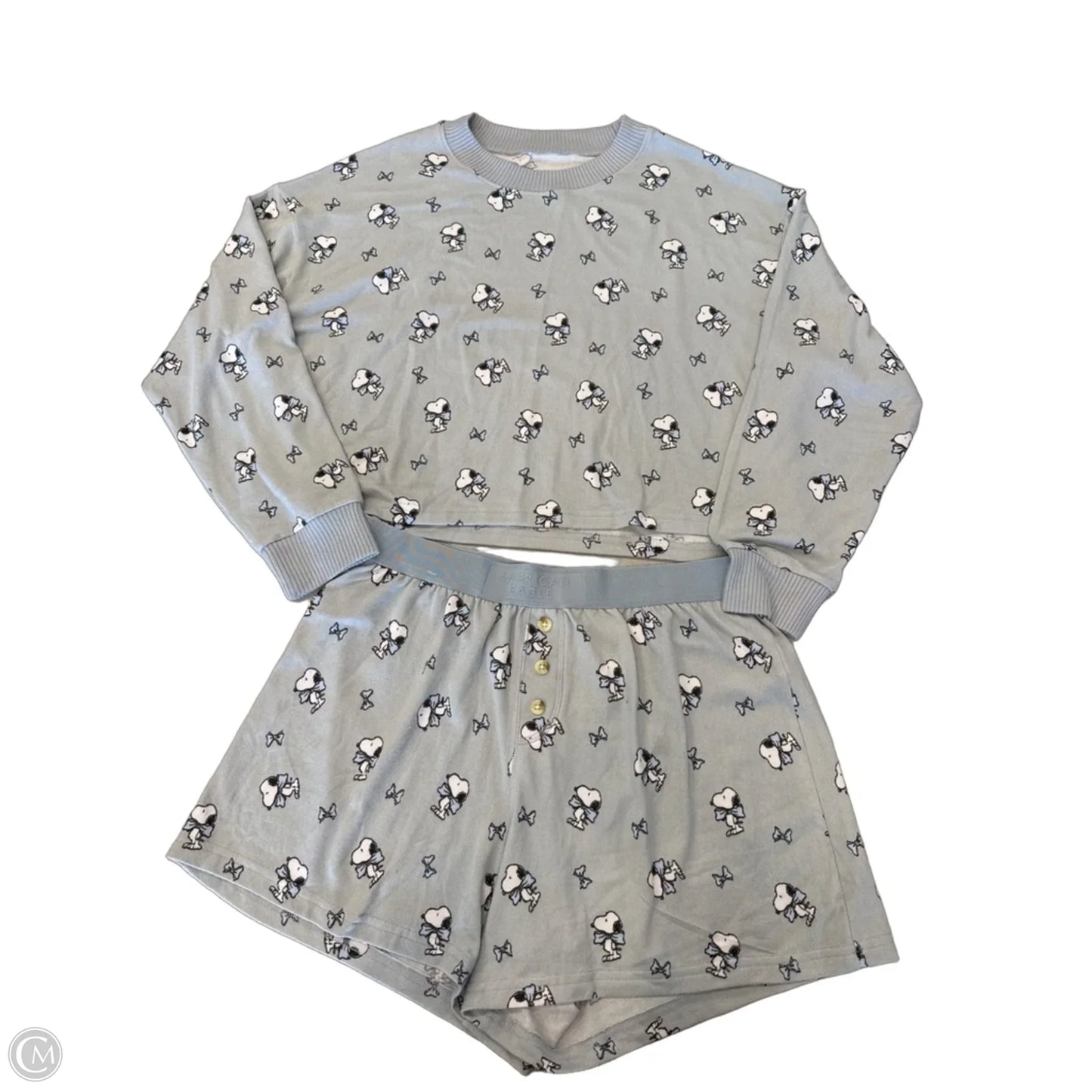 Shorts Set By American Eagle In Animal Print, Size: M
