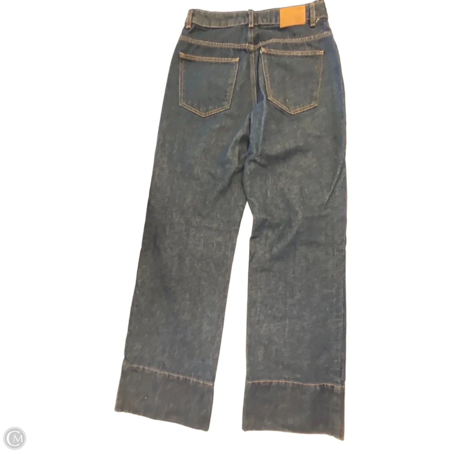 Jeans Wide Leg By Zara In Blue Denim, Size: 6