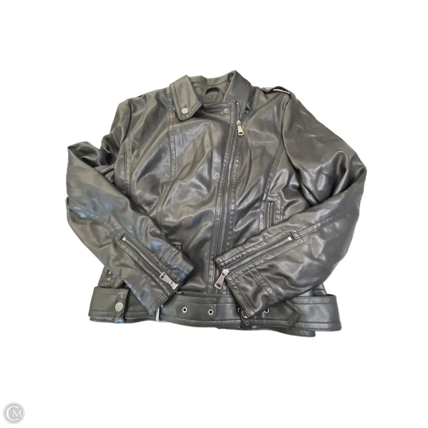 Jacket Moto By Express In Black, Size: L