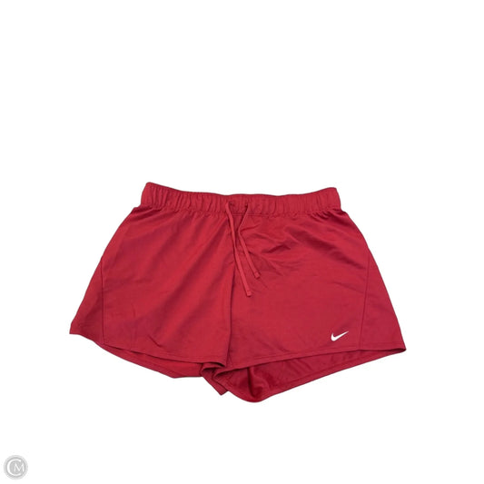 Athletic Shorts By Nike Apparel In Red, Size: L