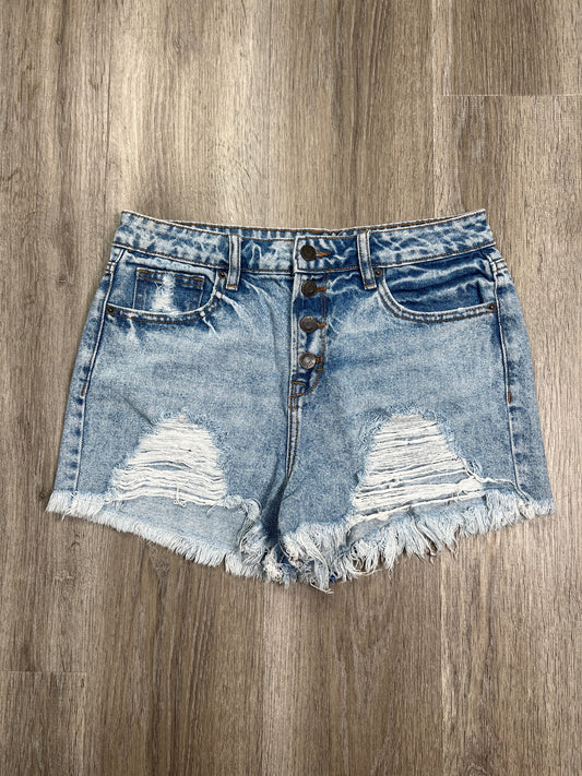 Blue Denim Shorts HIDDEN, Size M