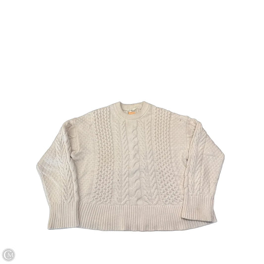 Sweater By Everlane In Ivory, Size: L