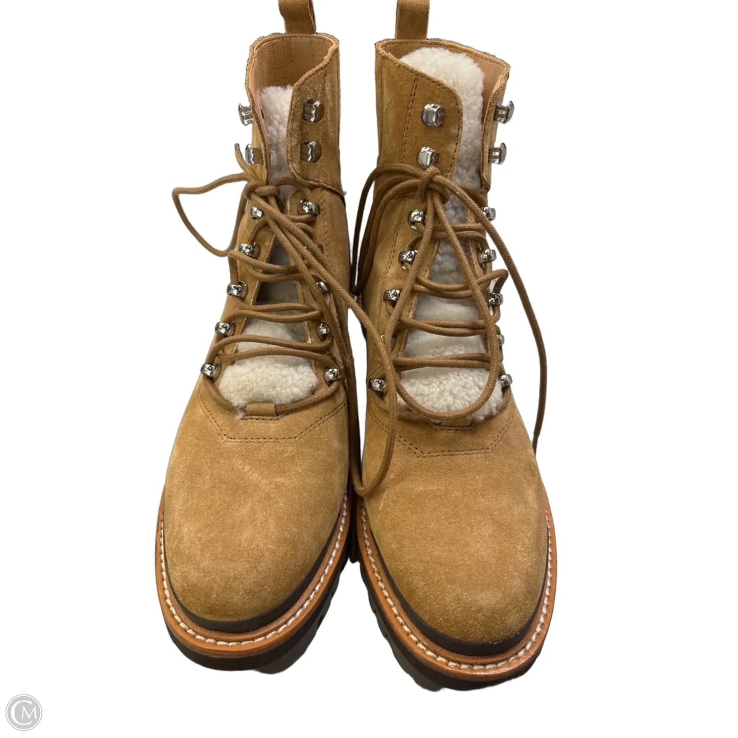 Boots Hiking By Mark Fisher In Tan, Size: 9