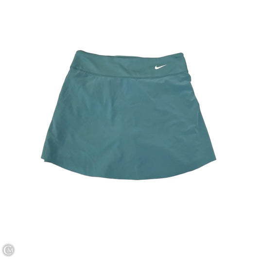 Athletic Skort By Nike Apparel In Teal, Size: Xl