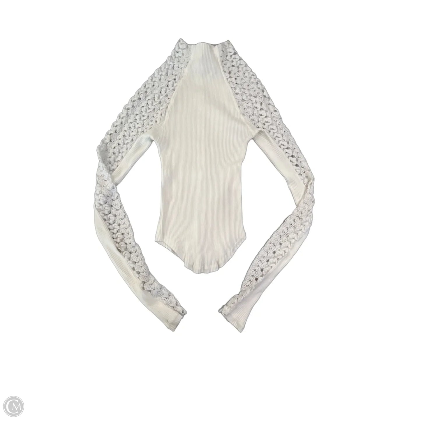 Top Long Sleeve By Free People In Ivory, Size: Xs