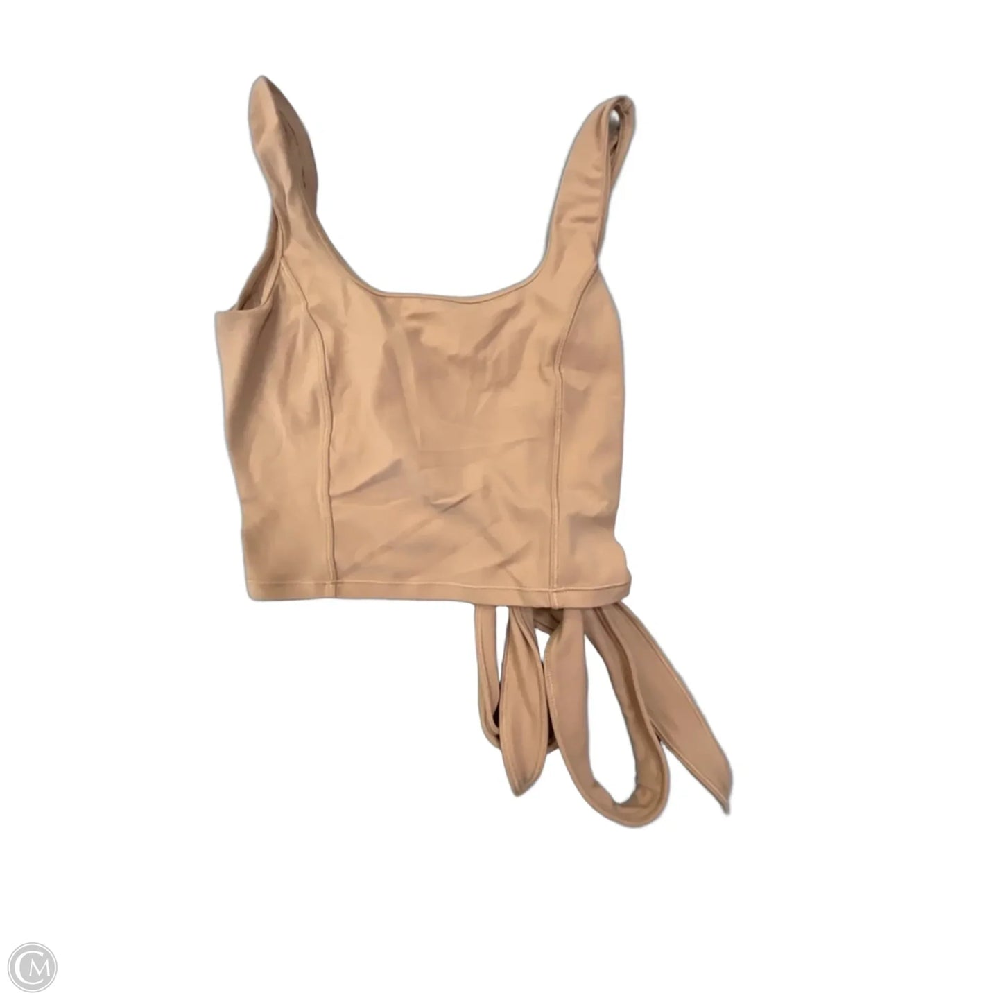 Athletic Tank Top By Lululemon In Tan, Size: Xs