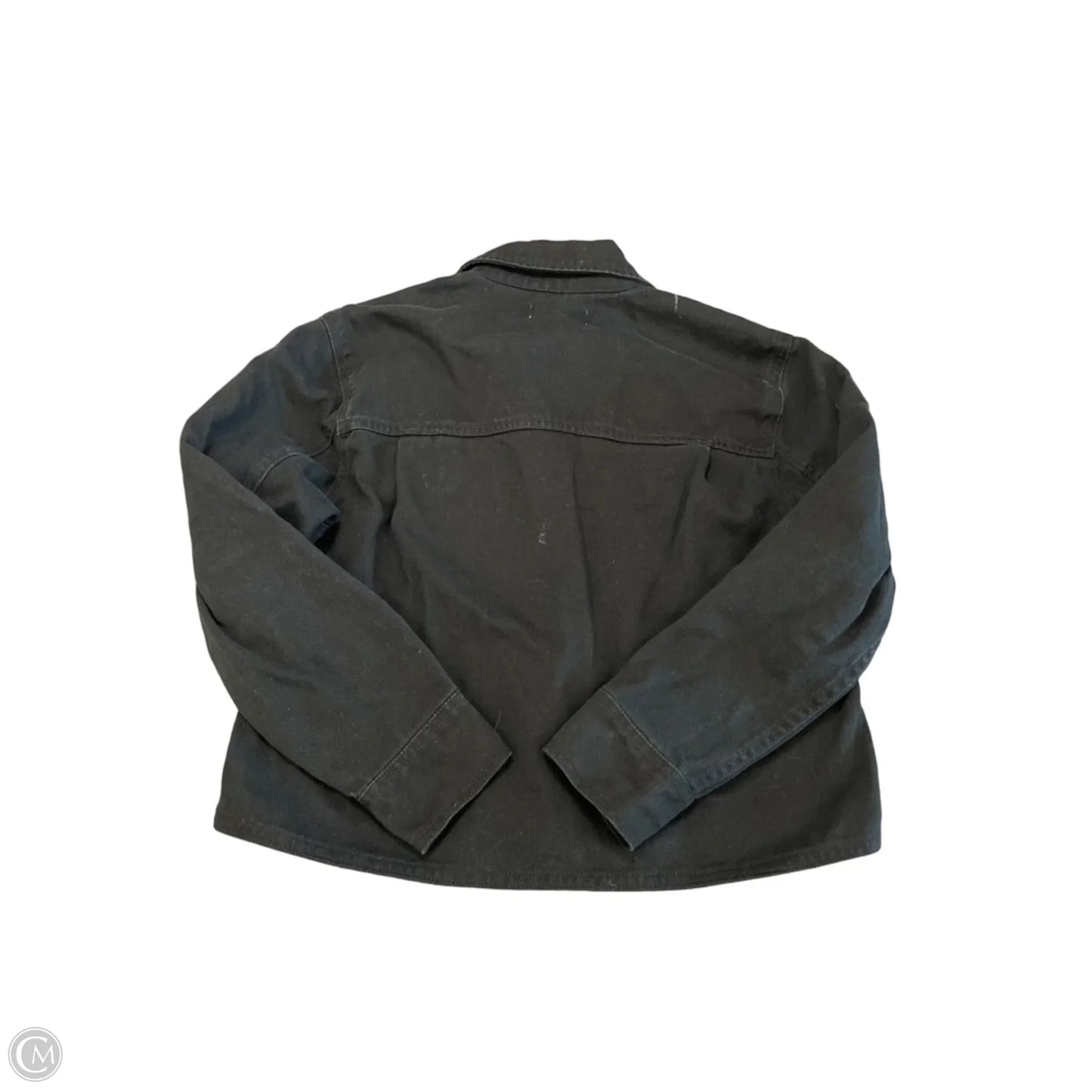 Jacket Denim By Love Tree In Black Denim, Size: S