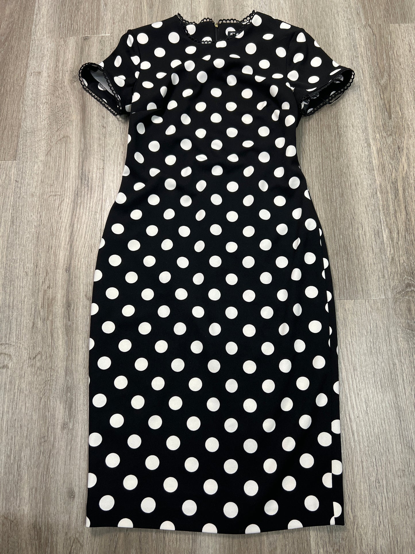 Dress Casual Midi By Karl Lagerfeld In Polkadot Pattern, Size: Xs