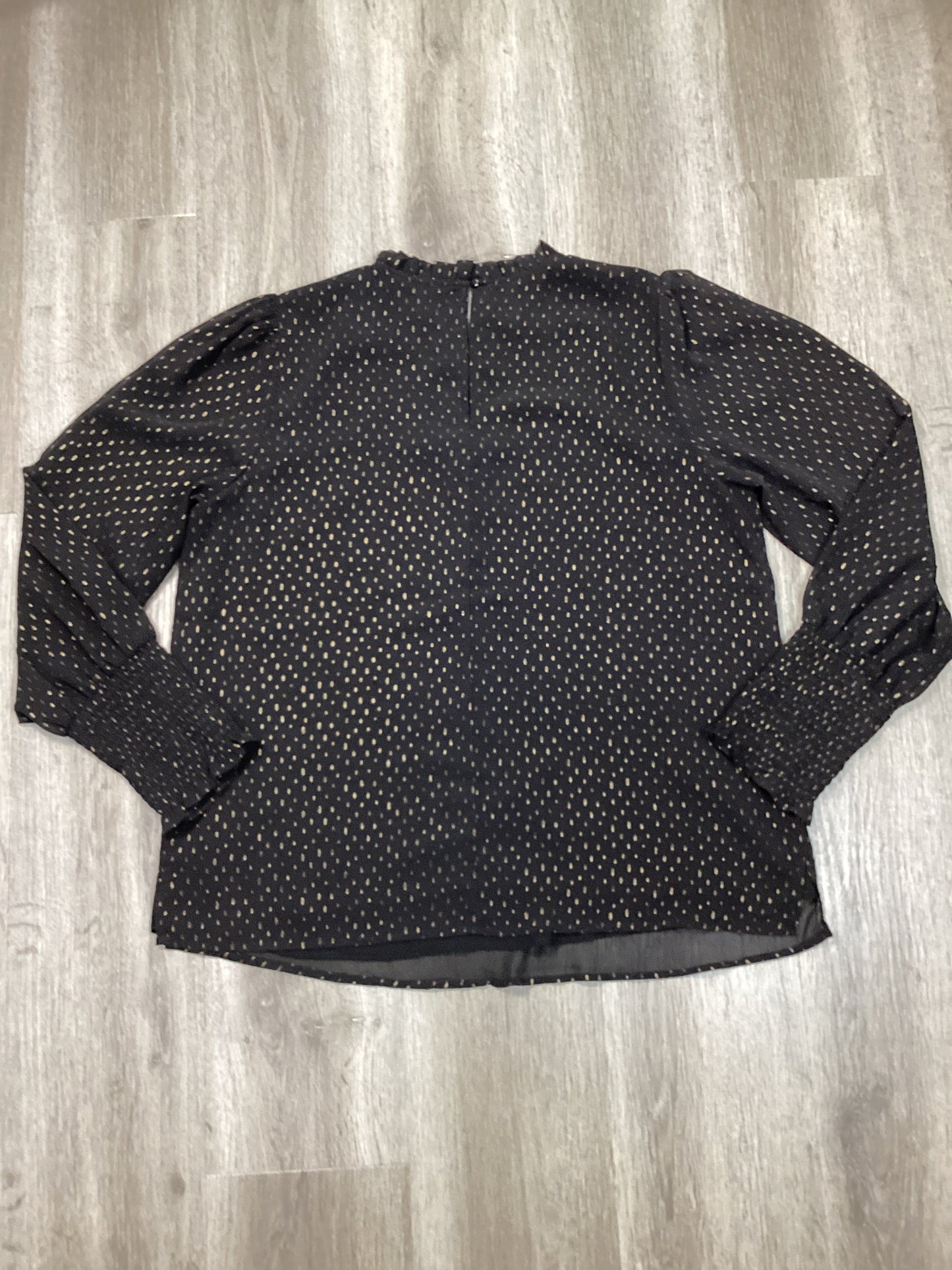 Top Long Sleeve By Rachel Zoe In Black, Size: Xl