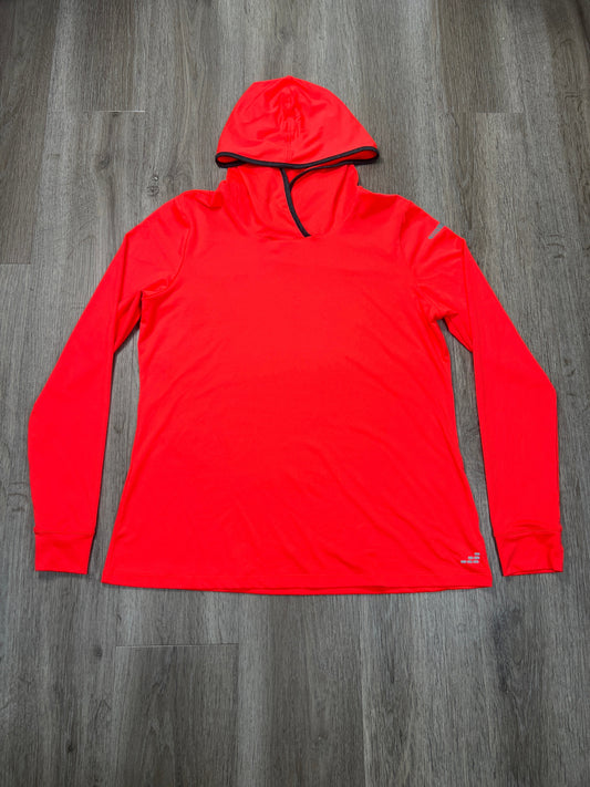 Athletic Top Long Sleeve Hoodie By Bcg In Orange, Size: Xl