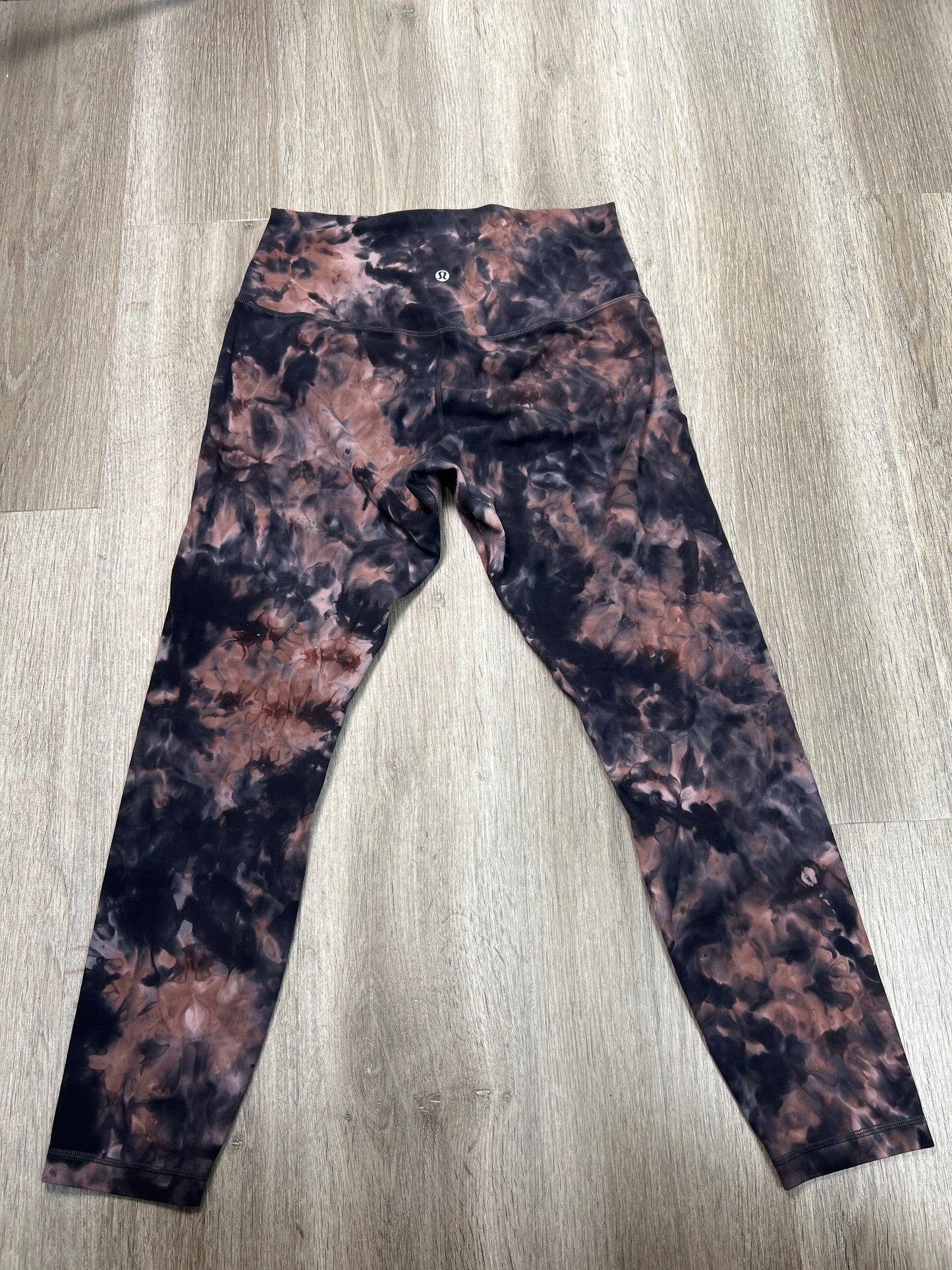 Athletic Leggings By Lululemon In Multi-colored, Size: M