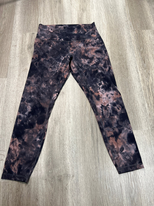 Athletic Leggings By Lululemon In Multi-colored, Size: M