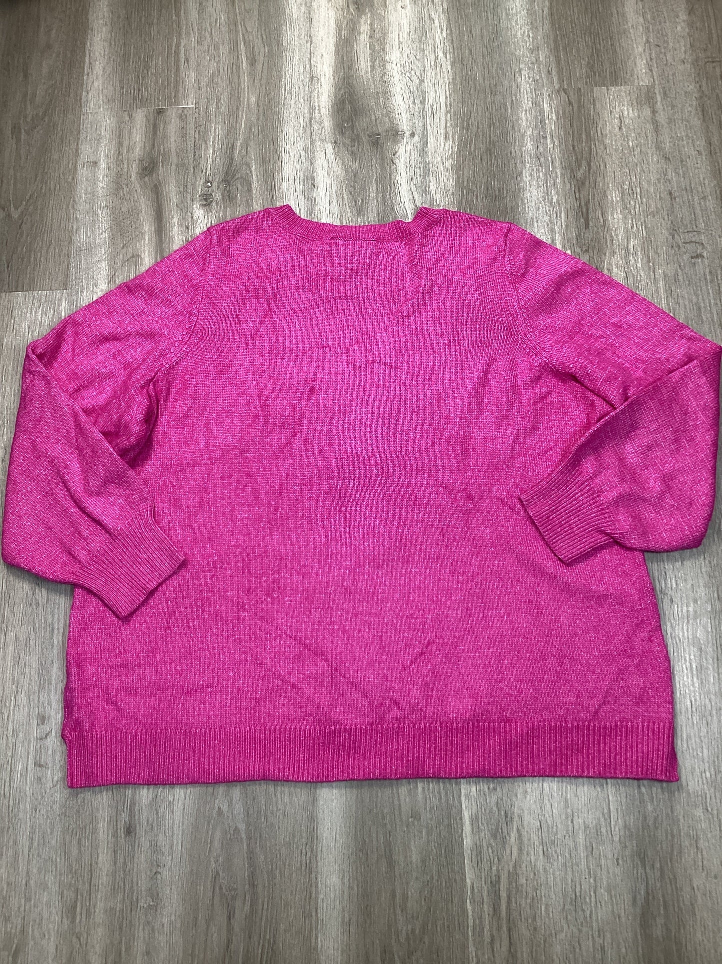 Sweater By Lane Bryant In Pink, Size: Xl