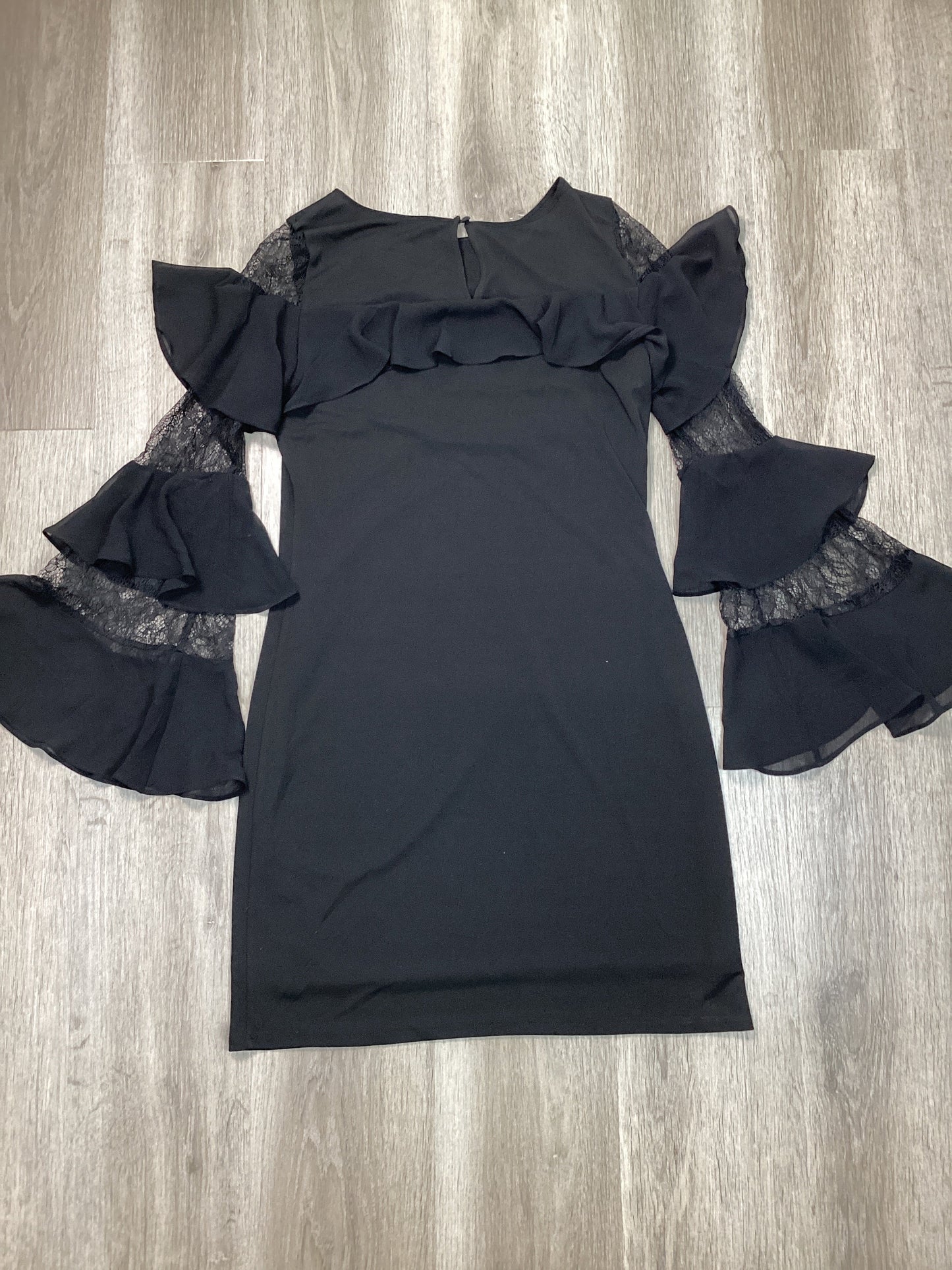 Dress Casual Midi By White House Black Market In Black, Size: S