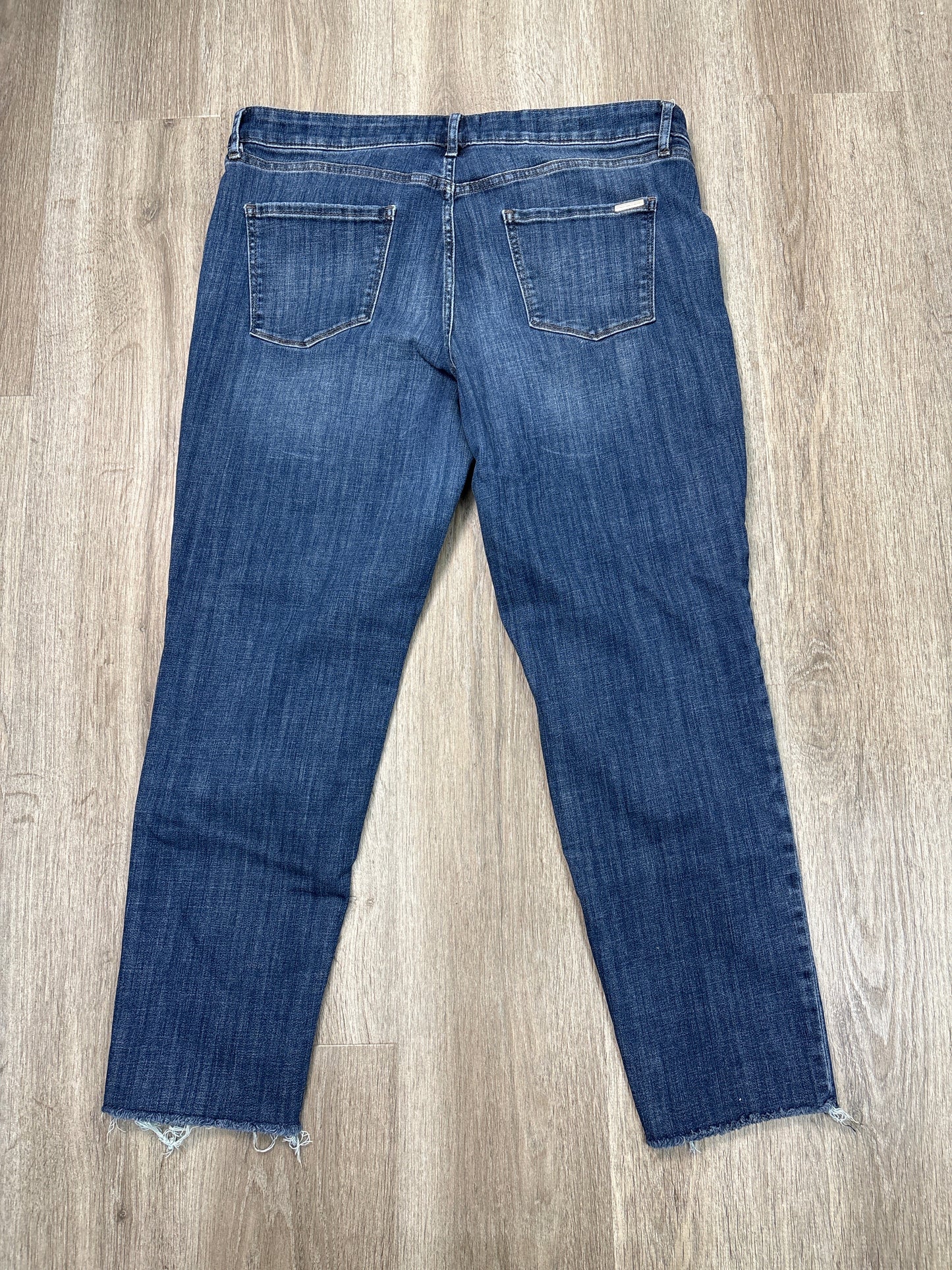 Jeans Boyfriend By White House Black Market In Blue Denim, Size: 14