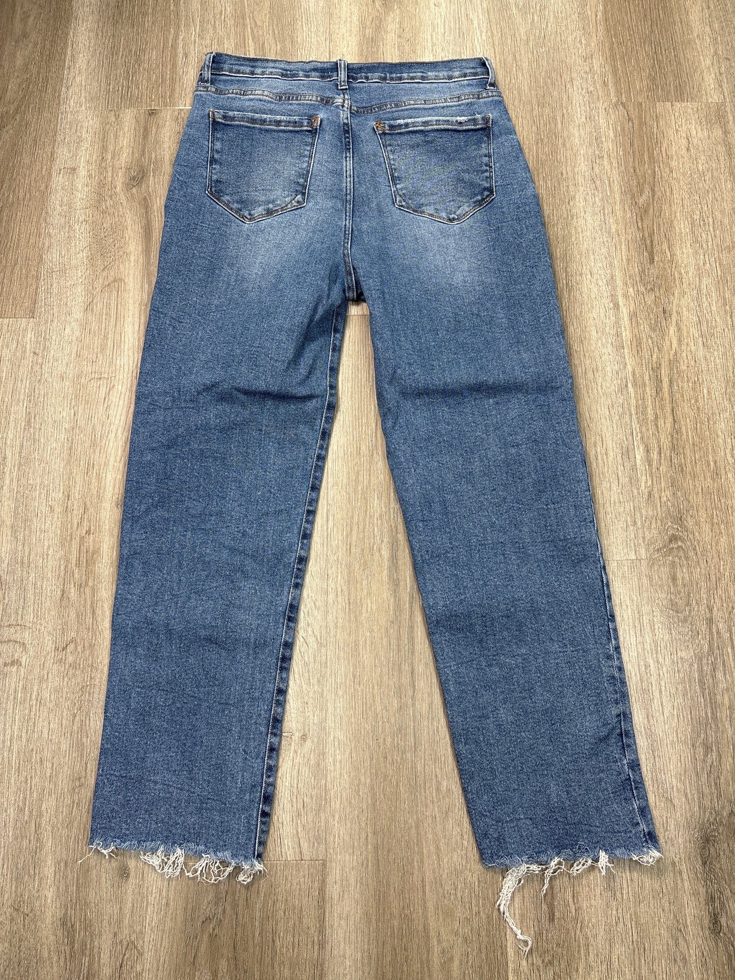 Jeans Straight By Kensie In Blue Denim, Size: 10