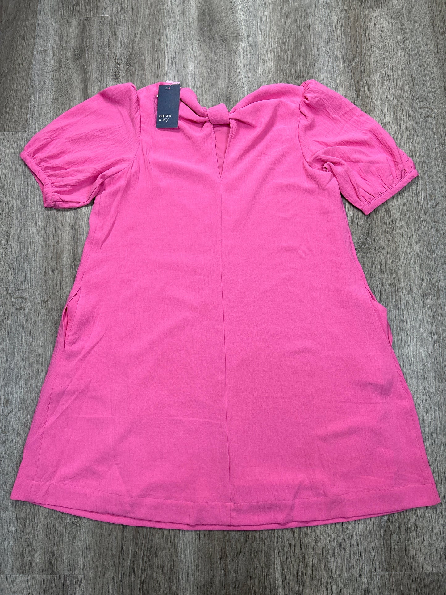 Dress Casual Short By Crown And Ivy In Pink, Size: L