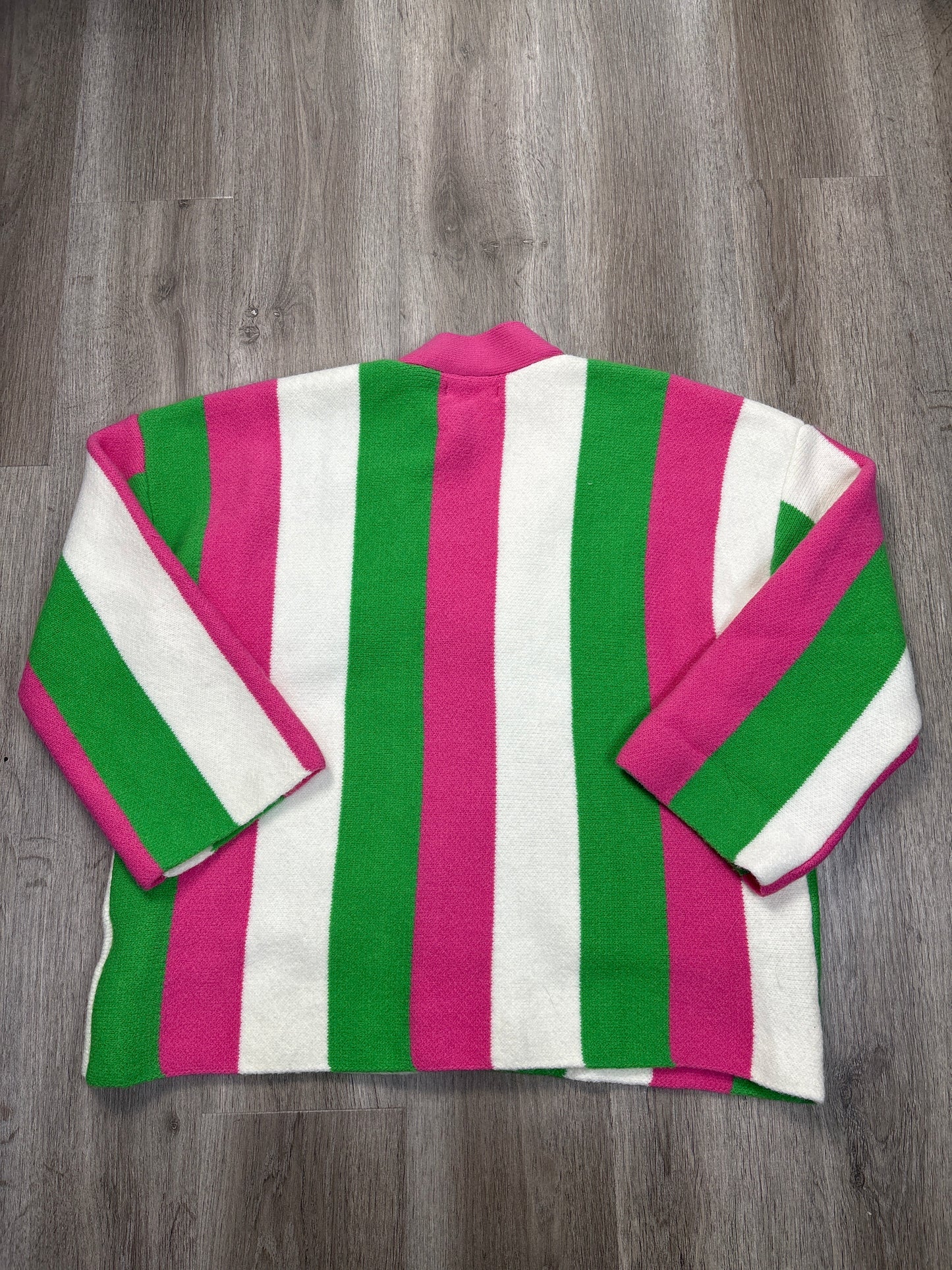 Cardigan By Jascls In Striped Pattern, Size: Xl