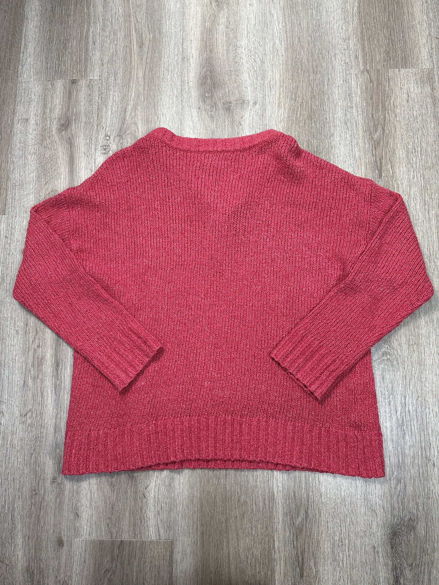 Sweater By American Eagle In Red, Size: L