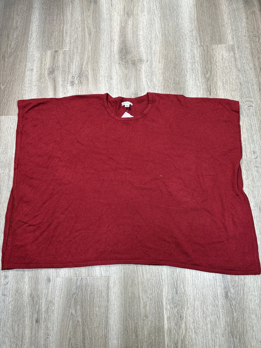 Top Short Sleeve By Croft And Barrow In Red, Size: M