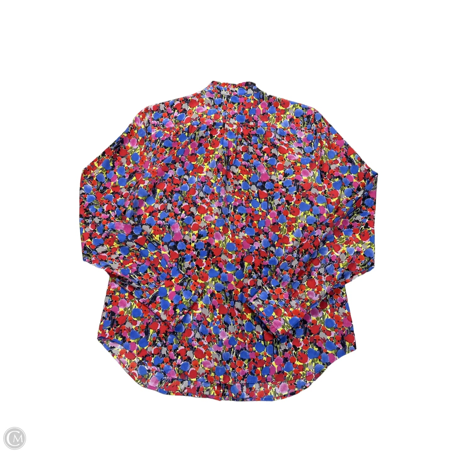 Top Long Sleeve By J. Crew In Floral Print, Size: M