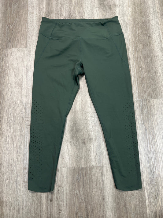 Athletic Leggings By Zella In Green, Size: Xl