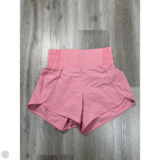 Athletic Shorts By Mono B In Pink, Size: S