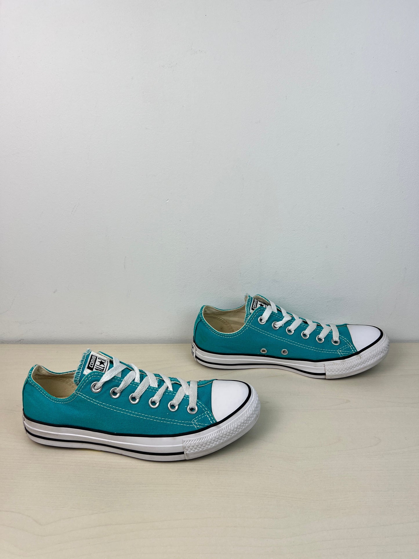 Shoes Sneakers By Converse In Teal, Size: 8