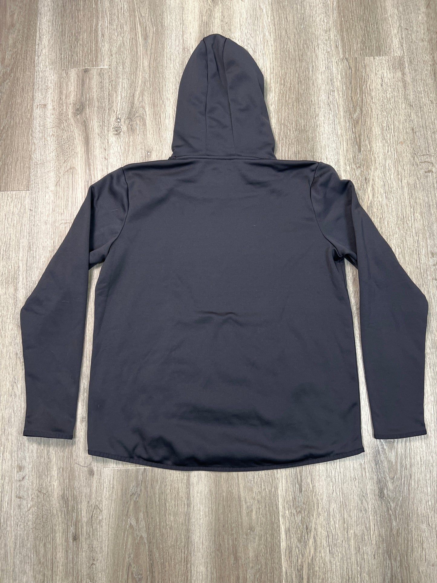 Athletic Sweatshirt Hoodie By Under Armour In Grey, Size: L