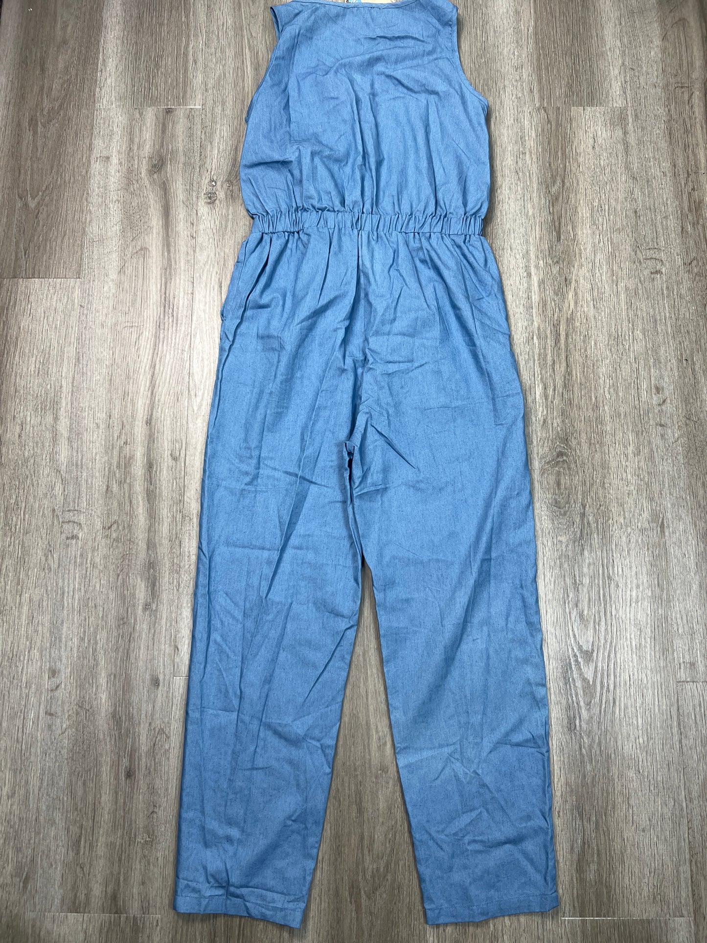 Jumpsuit By Hem & Thread In Blue Denim, Size: M