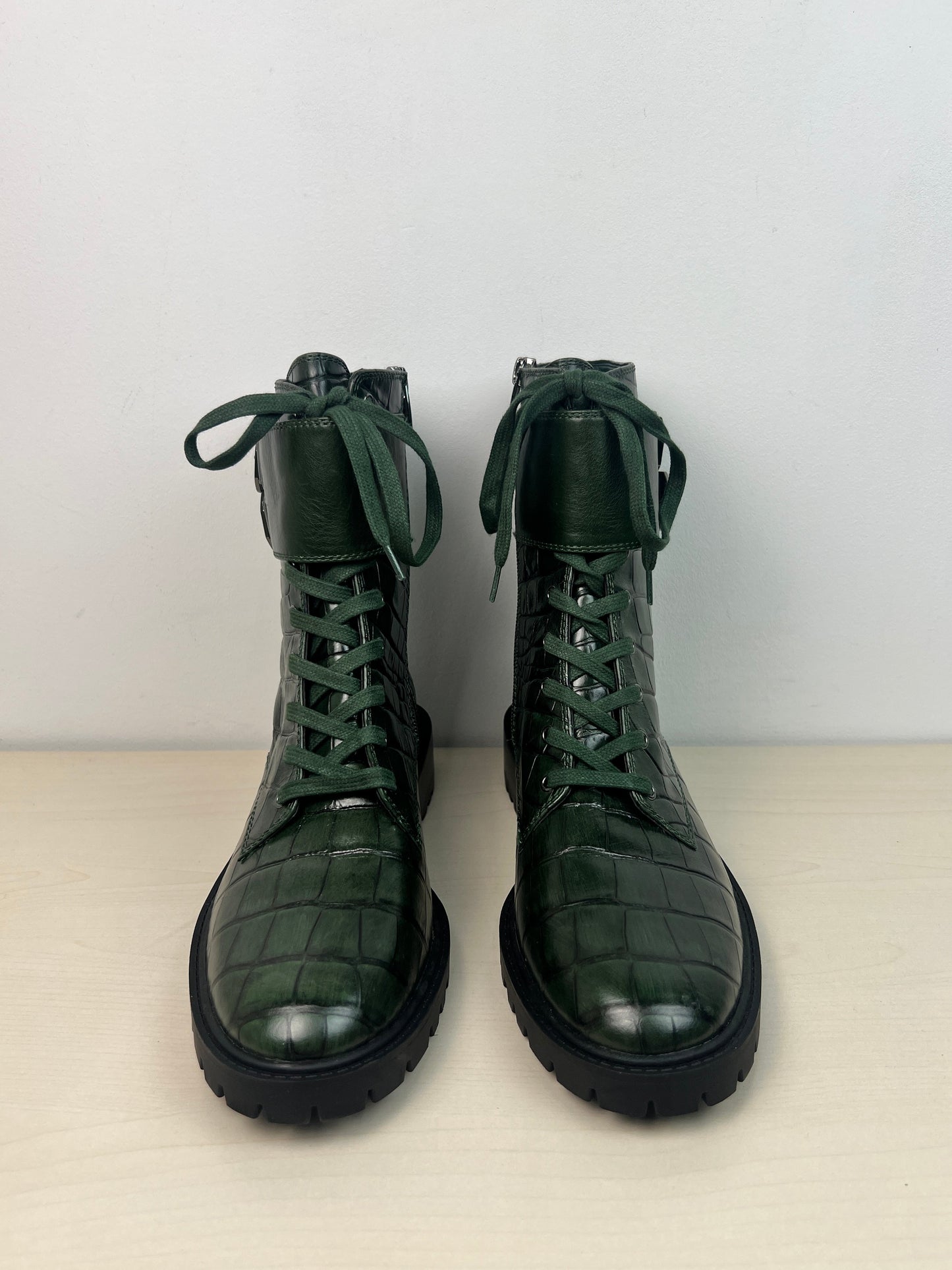 Boots Ankle Heels By Vince Camuto In Green, Size: 10.5